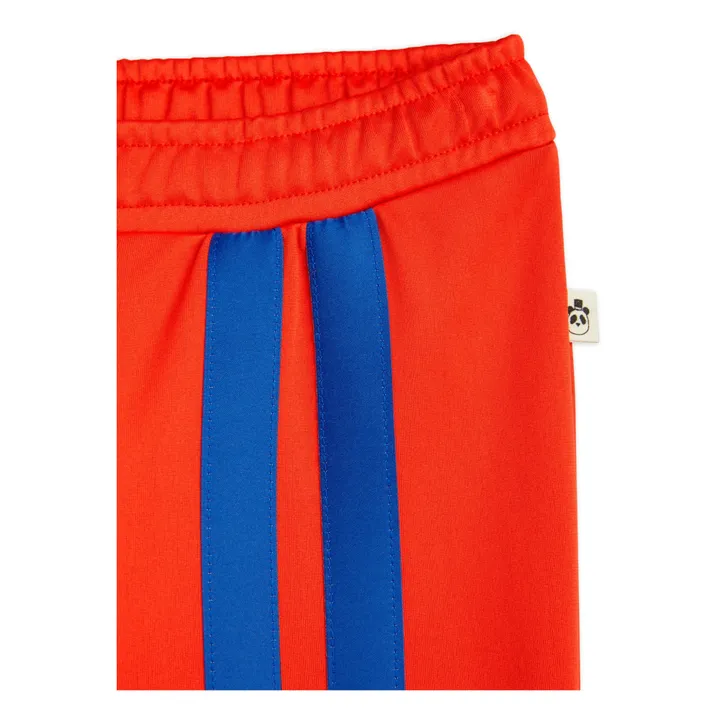 Mini Rodini Pantalon de Survêtement Polyester Recyclé | Rouge