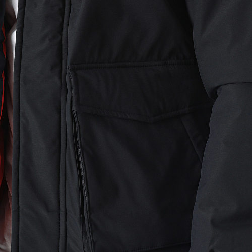 Veste Col Mouton Bleu Marine