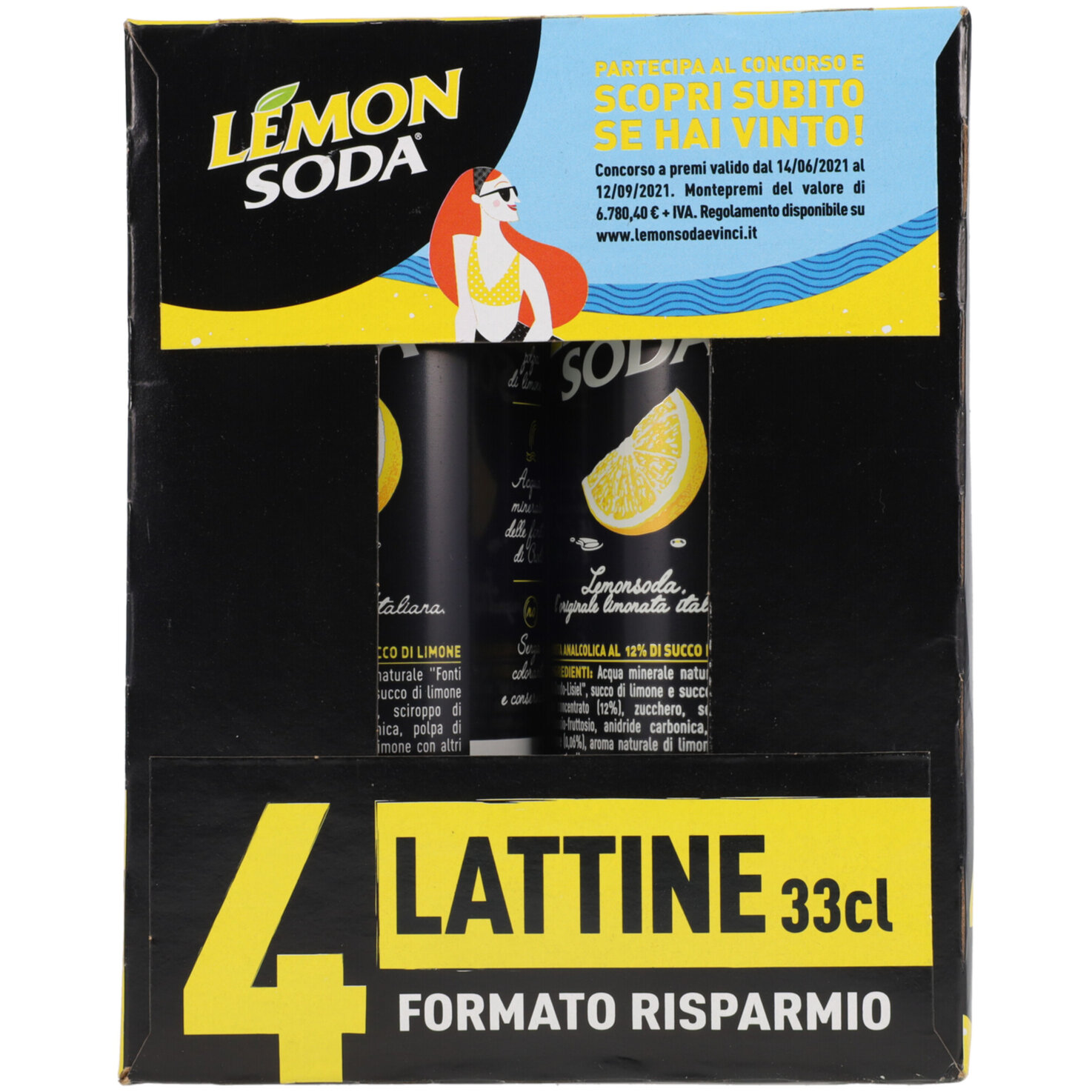 Lemon Soda la Limonata 4x33cl -132cl