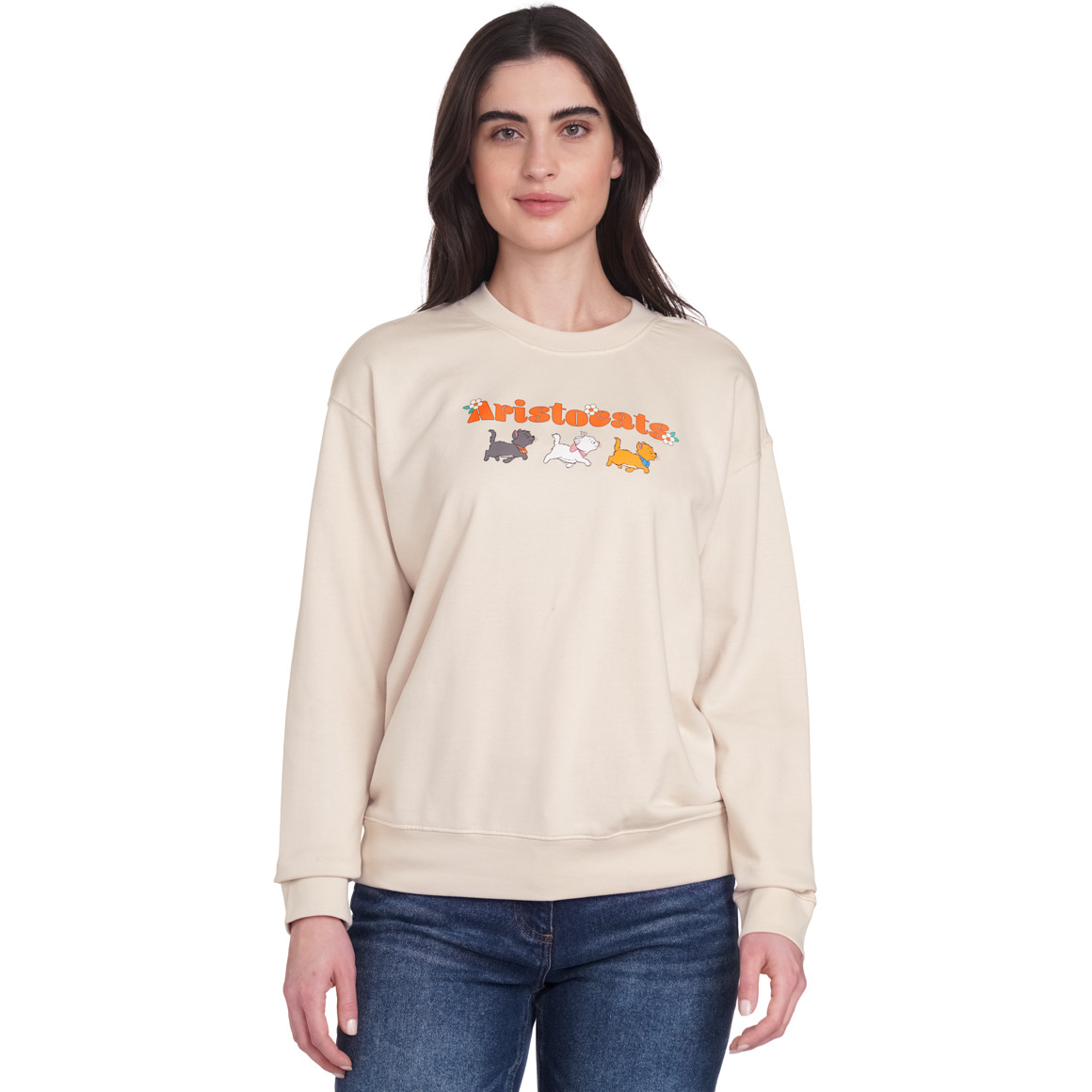 Gina Benotti Disney Classics Sweatshirt mit großem Motiv beige