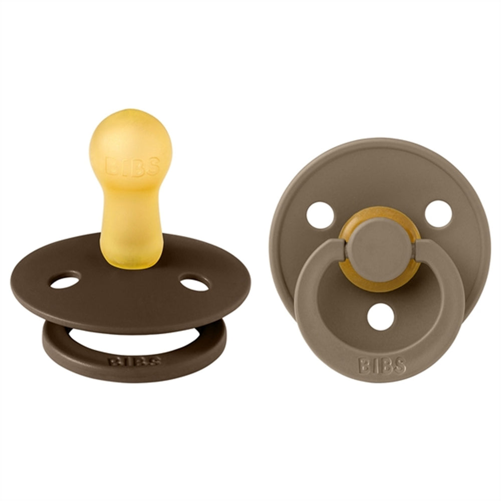 Colour Latex Sutter 2-pak Rund Mocha/Dark Oak - Bibs