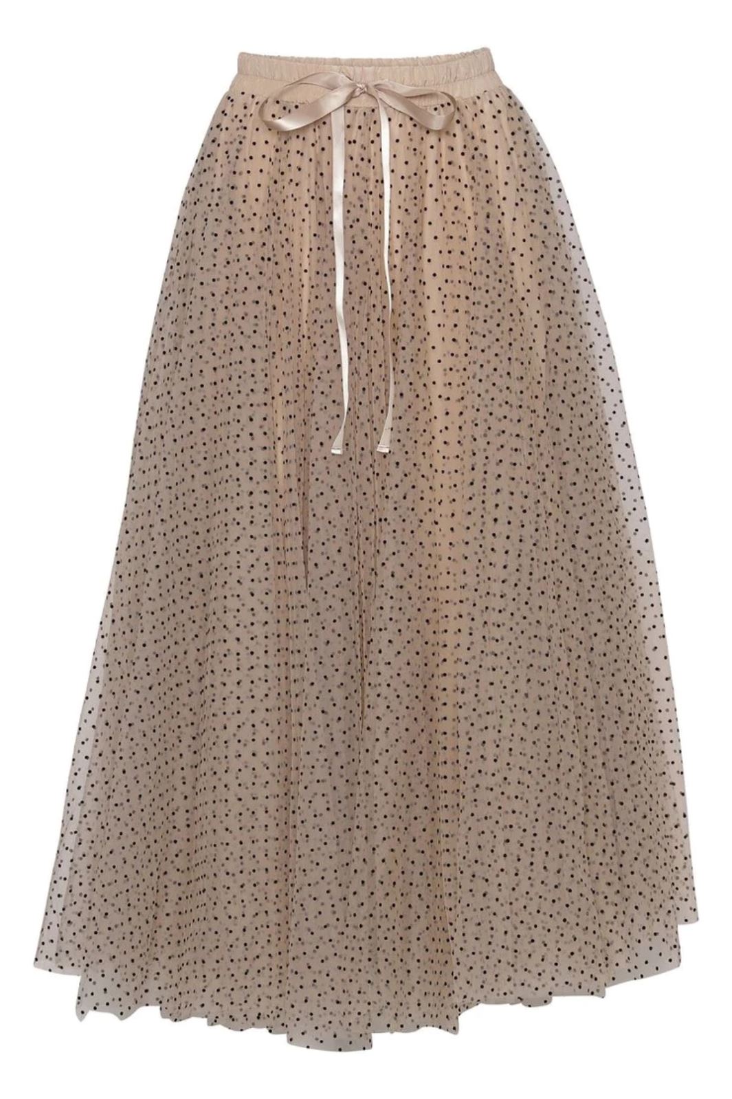 EMM Copenhagen Daisy Skirt tan with black dots