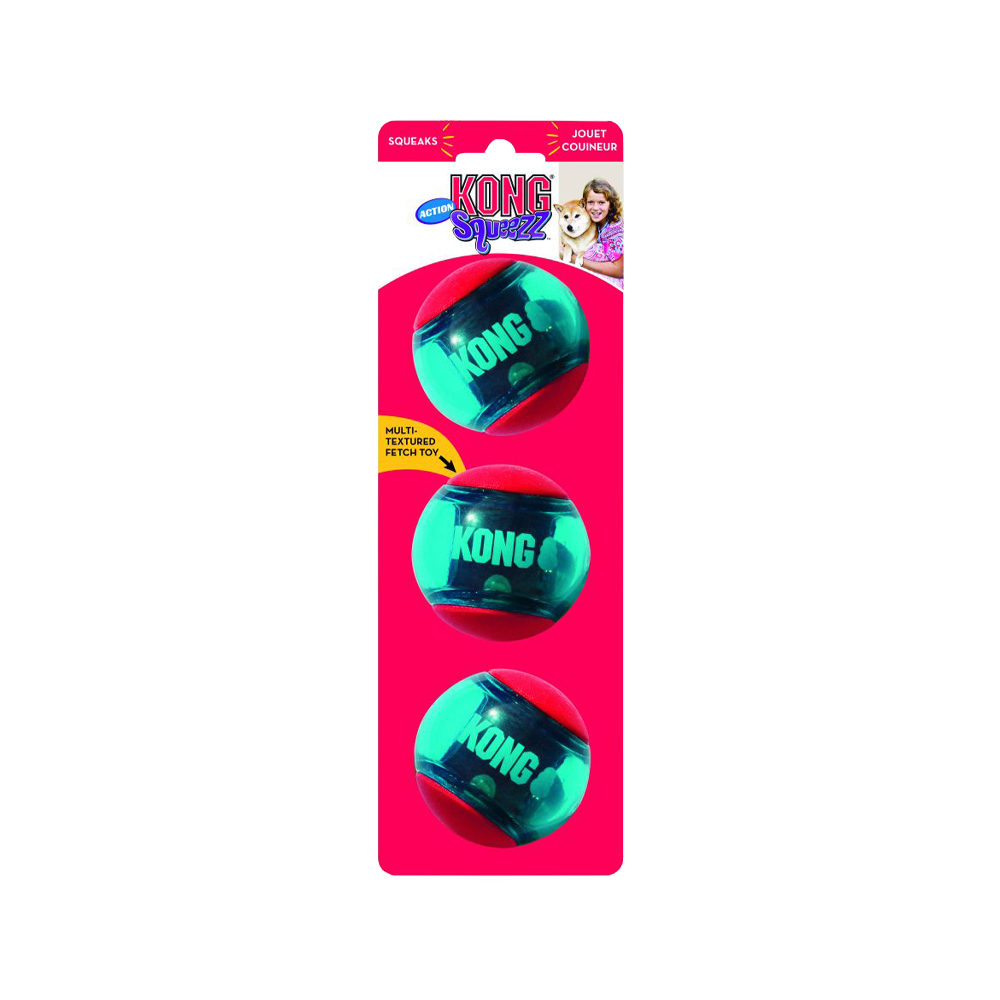 KONG Squeezz Action Red