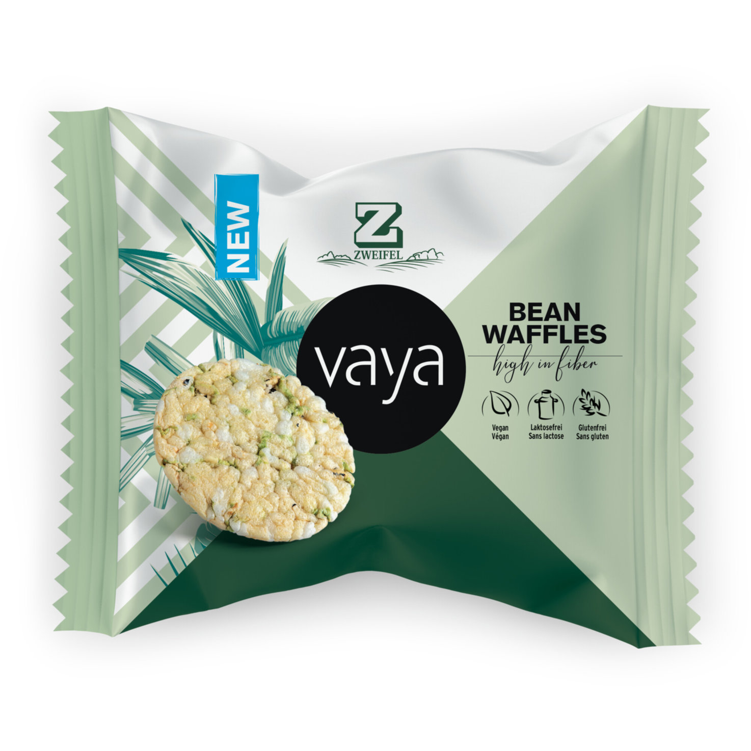Zweifel Vaya Waffeln Bohnen & Erbsen 4x17g