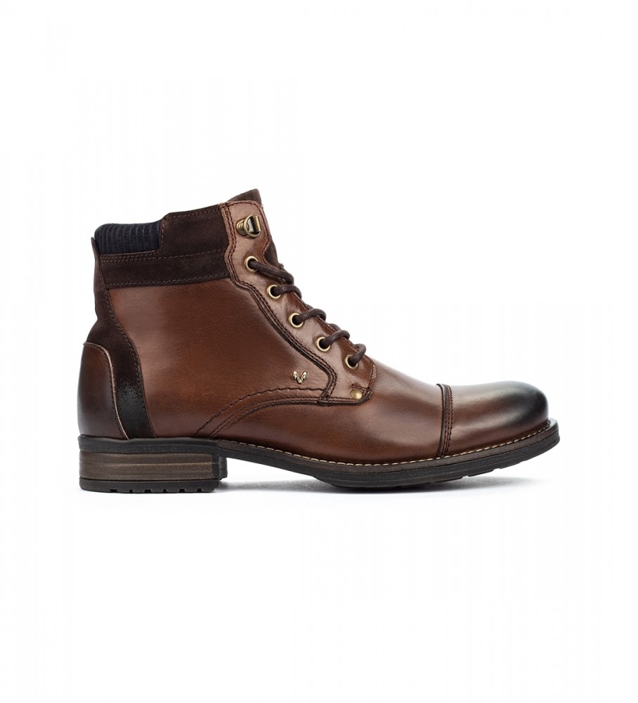 Botas de tornozelo Martinelli Sean em couro marrom