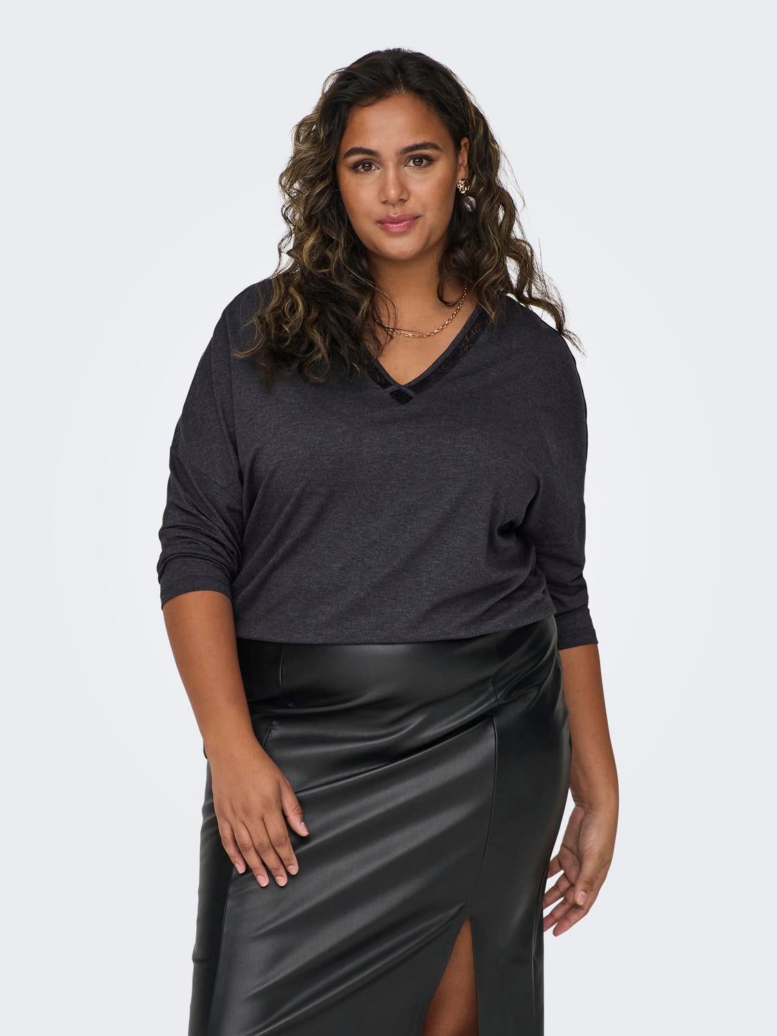 CARNIKA Top Dark Grey Melange