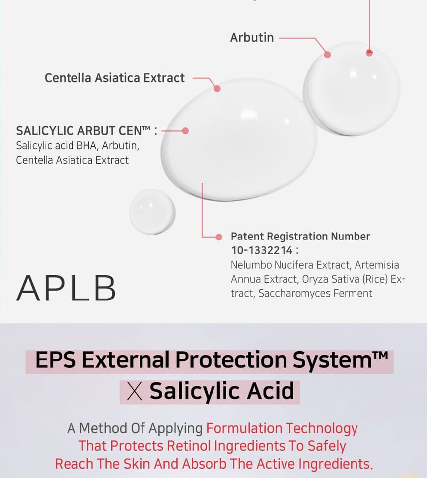 APLB - Salicylzuur BHA Arbutine ampulserumset