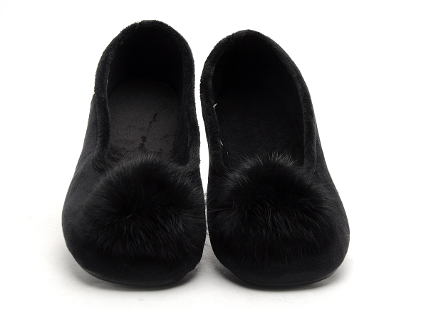 La maison de l espadrille chaussons femme 6056 6 noir