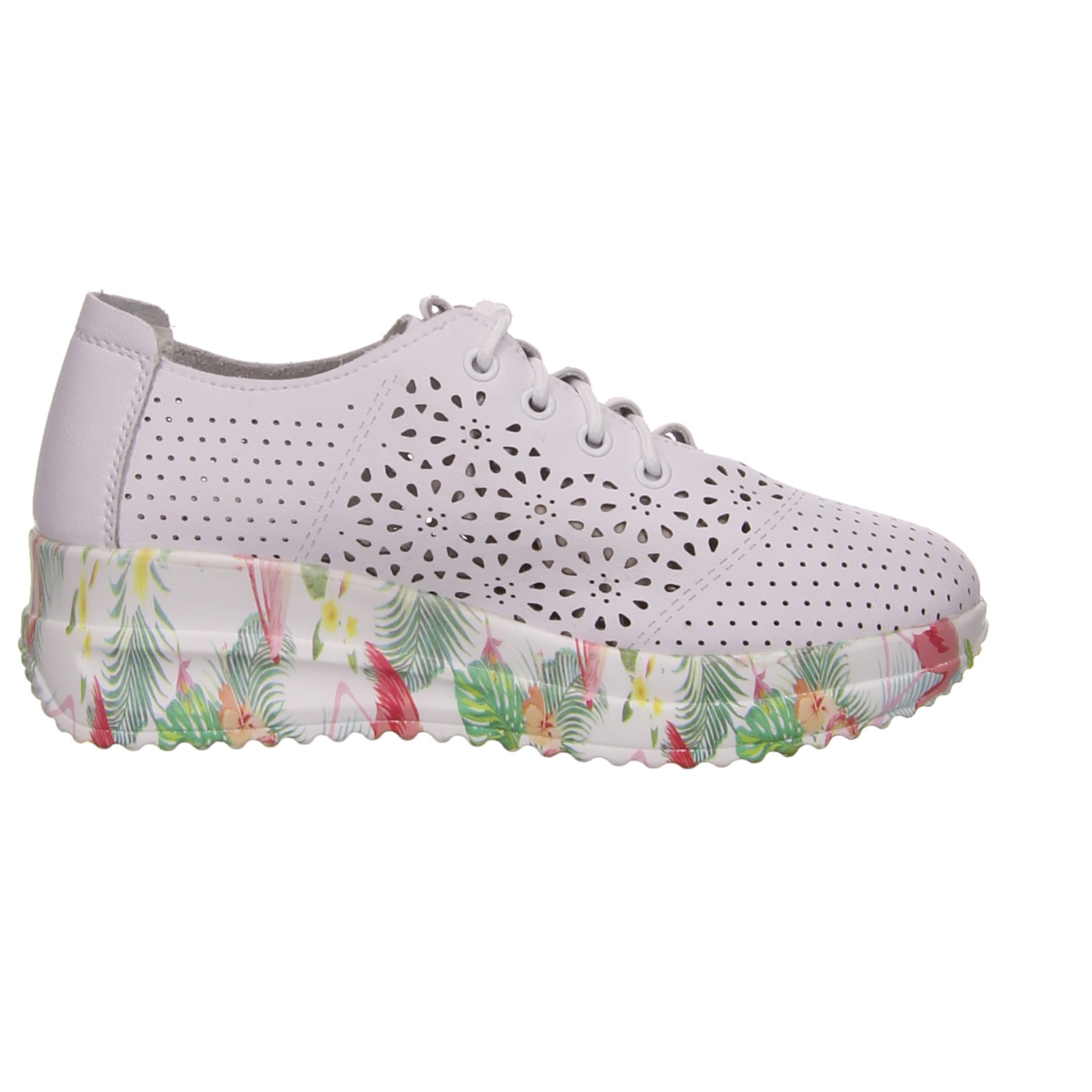 Artiker Halbschuh weiß weiss/weiss kombi