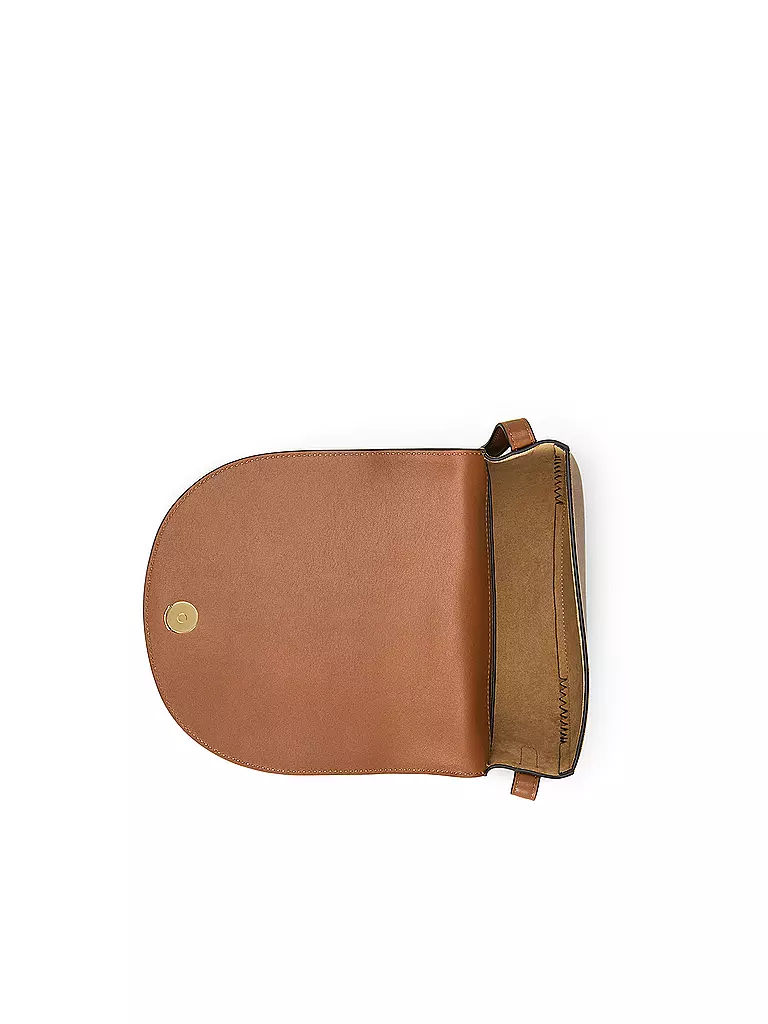 LAUREN RALPH LAUREN Ledertasche - Mini Bag WITLEY Medium braun