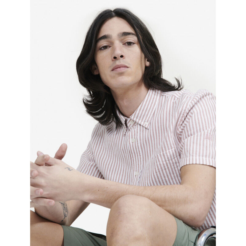 Chemise rayures avec manches courtes - Chemise homme