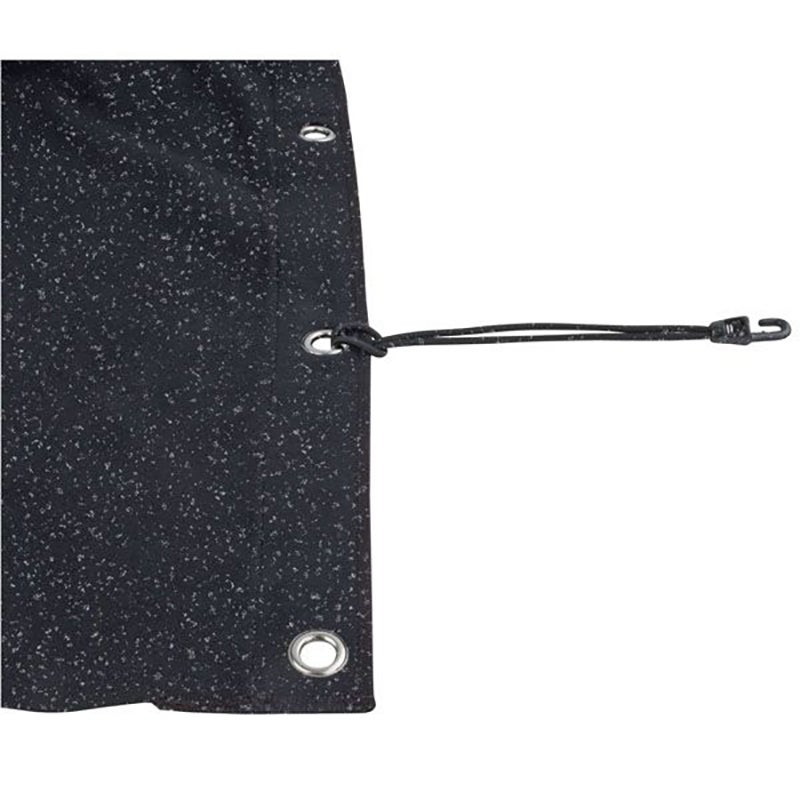 Showtec Glamourmolton Backdrop 3 x 3 meter zwart met glitters