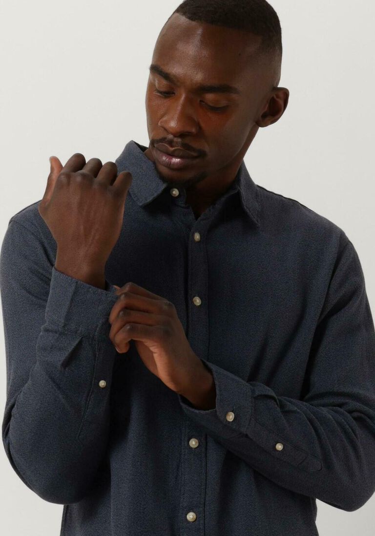 SELECTED HOMME grijze selected homme casual overhemd slimrobin shirt ls w camp