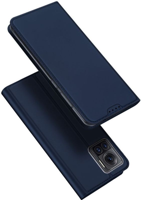 Dux Ducis Skin Pro Motorola Moto Edge 30 Ultra Hoesje Blauw