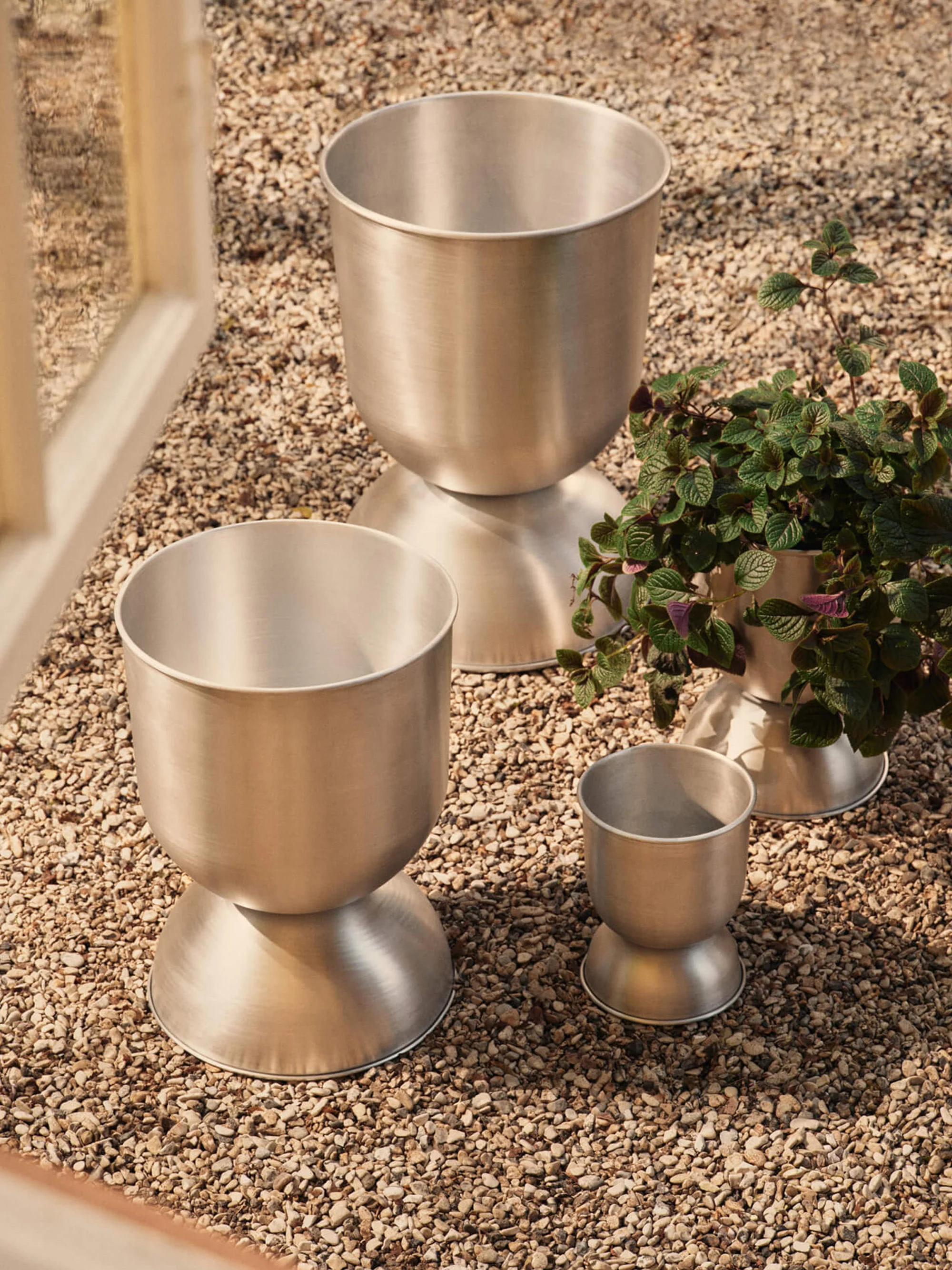 Plantenpot Hourglass, H 73 cm