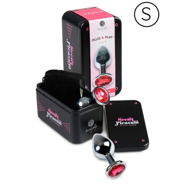 Secretplay - Plugg Anal Aluminium Fuchsia 7 Cm