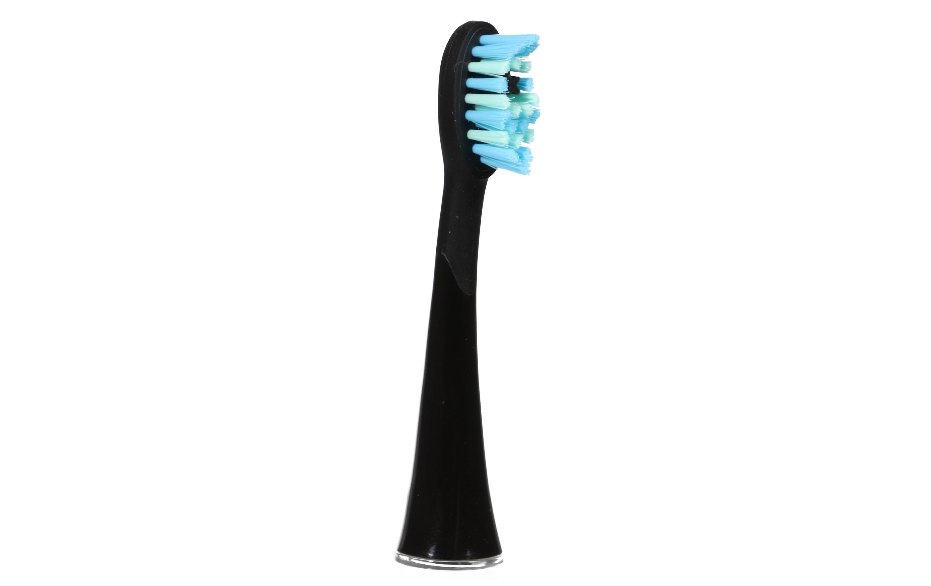 Zahnbürstenkopf Shine Bright Extra Clean Schwarz, 6 StückErsatz-Bürstenköpfe