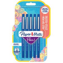 Paper:Mate Stylo feutre Flair, blister de 5, bleu