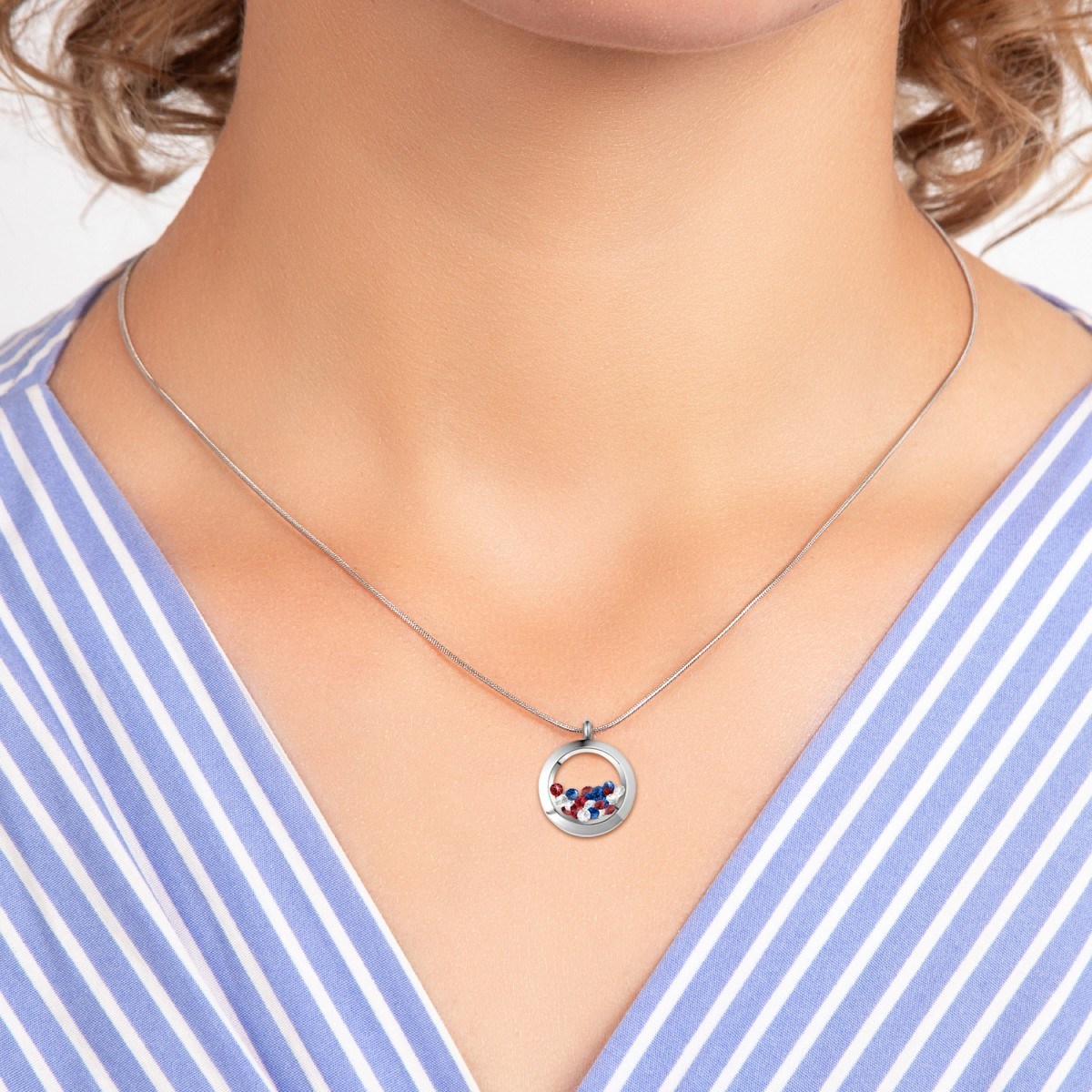 Collier orné SC Crystal de Cristaux scintillants