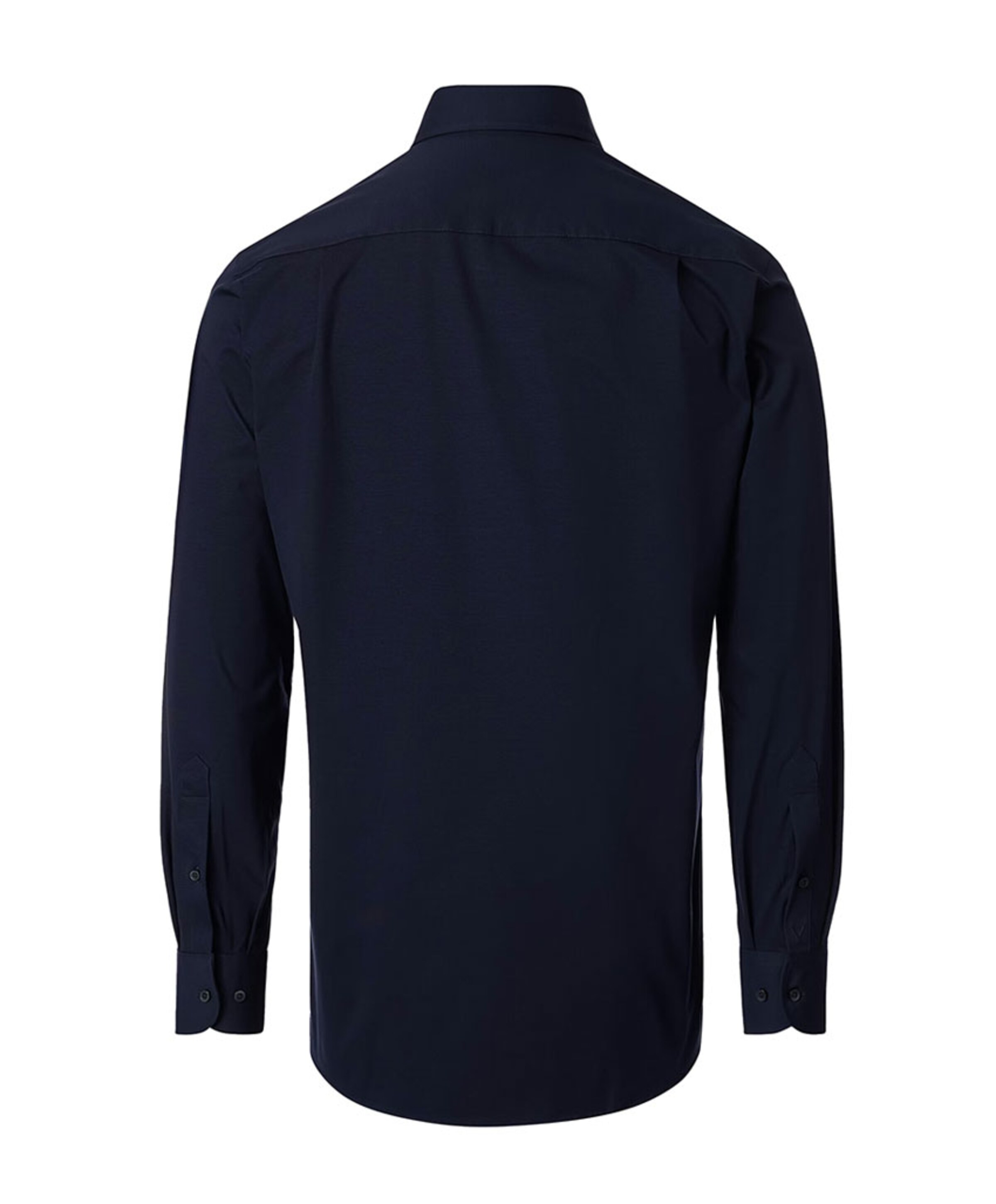 Venti Heren overhemd lange mouw blauw