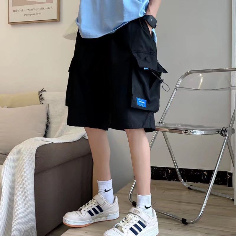 Femilina - Cargoshorts met trekkoord in de taille