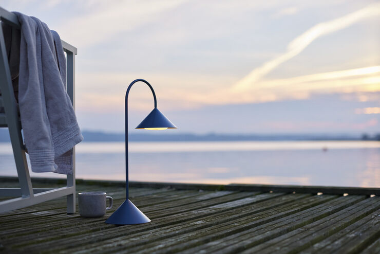 Frandsen Grasp Portable Table Lamp H47 Matt petroleum
