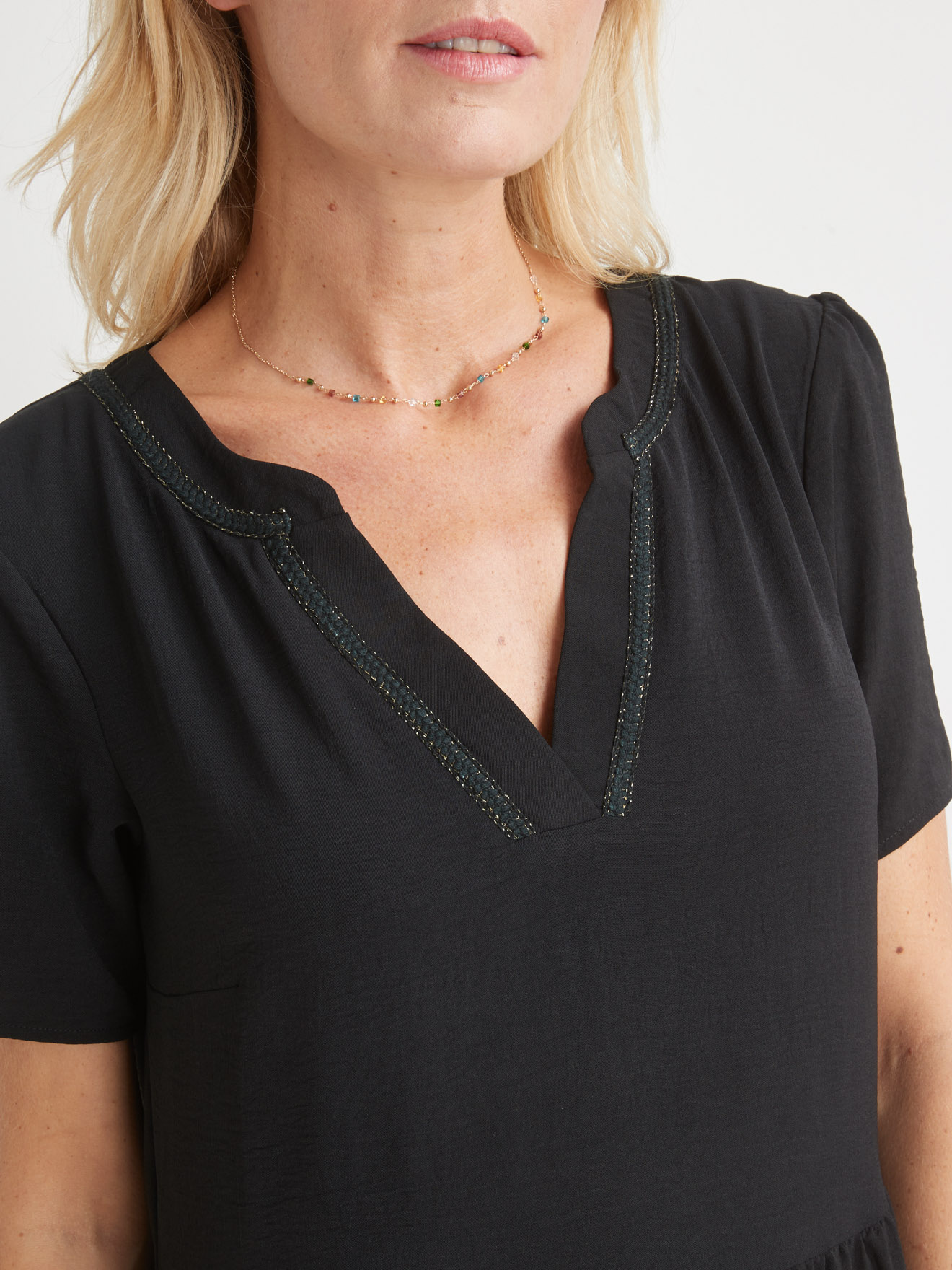 Robe 2 volants évasée