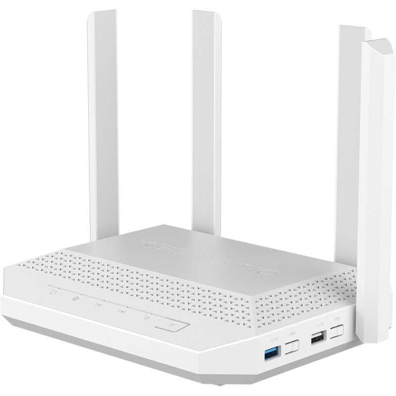 Keenetic Hero (KN-1012) Routeur multi-Gigabit Wi-Fi 6 maillé AX3000 avec un commutateur intelligent 4 ports Gigabit et 1 port 2.5 Gigabit, port combo SFP, ports USB 2.0 et 3.0