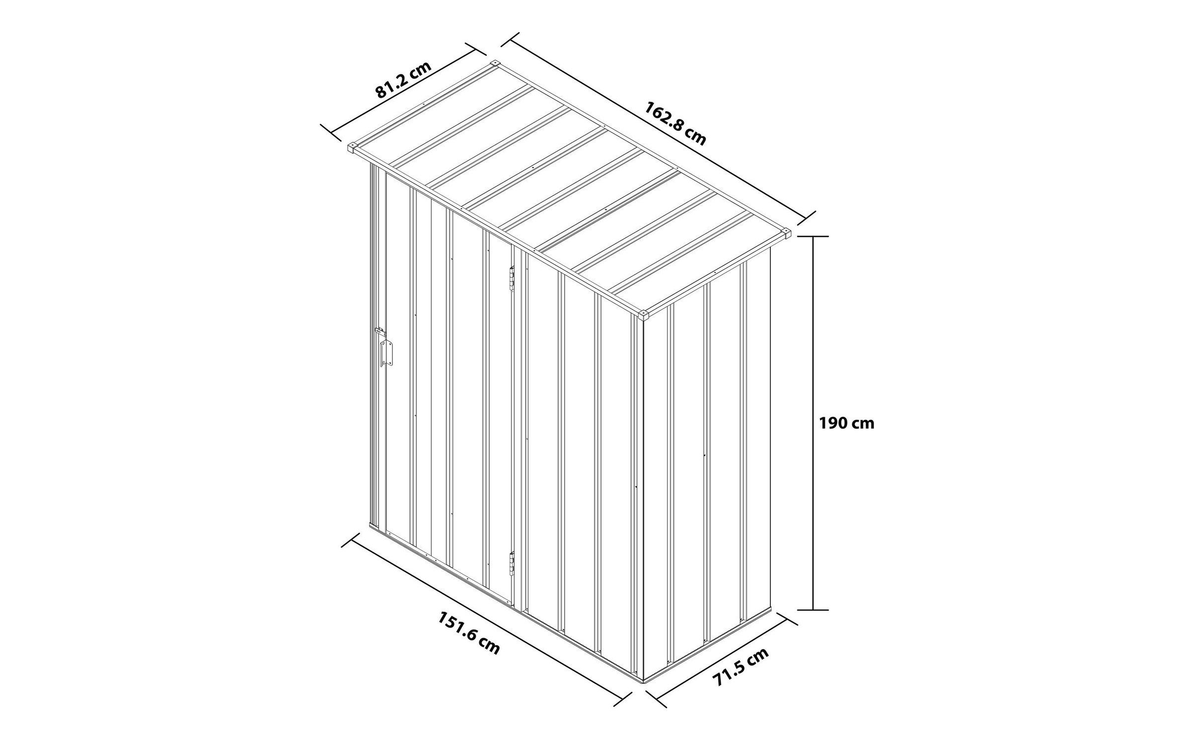 Gartenhaus »Easy-Store Shed 5 x 2«