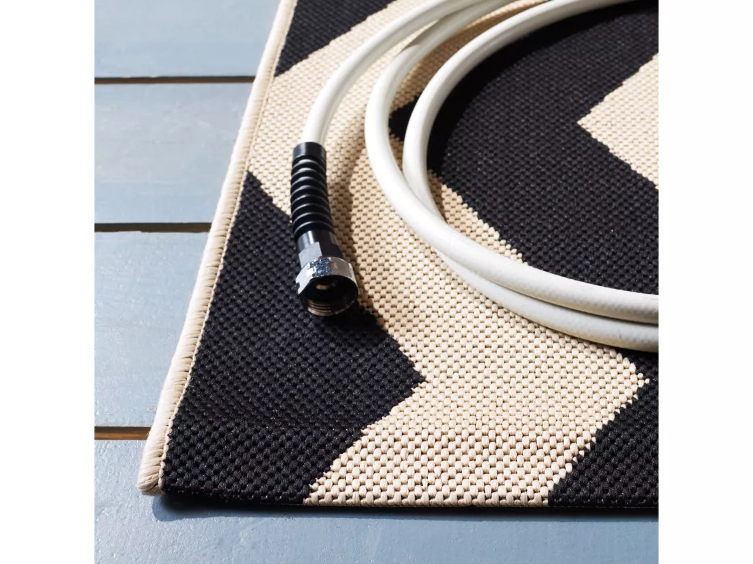 Tapis Black & Beige 160 X 231 cm - Amalfi