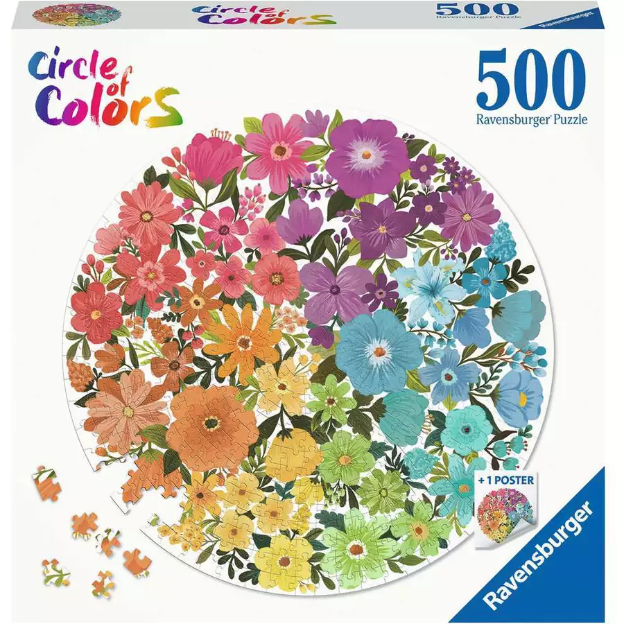 Ravensburger Circle of Colors - Flowers bunt