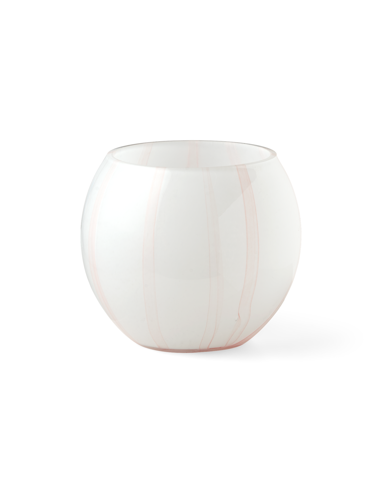 Vase | Glas. 15 x 13 cm. | Rose