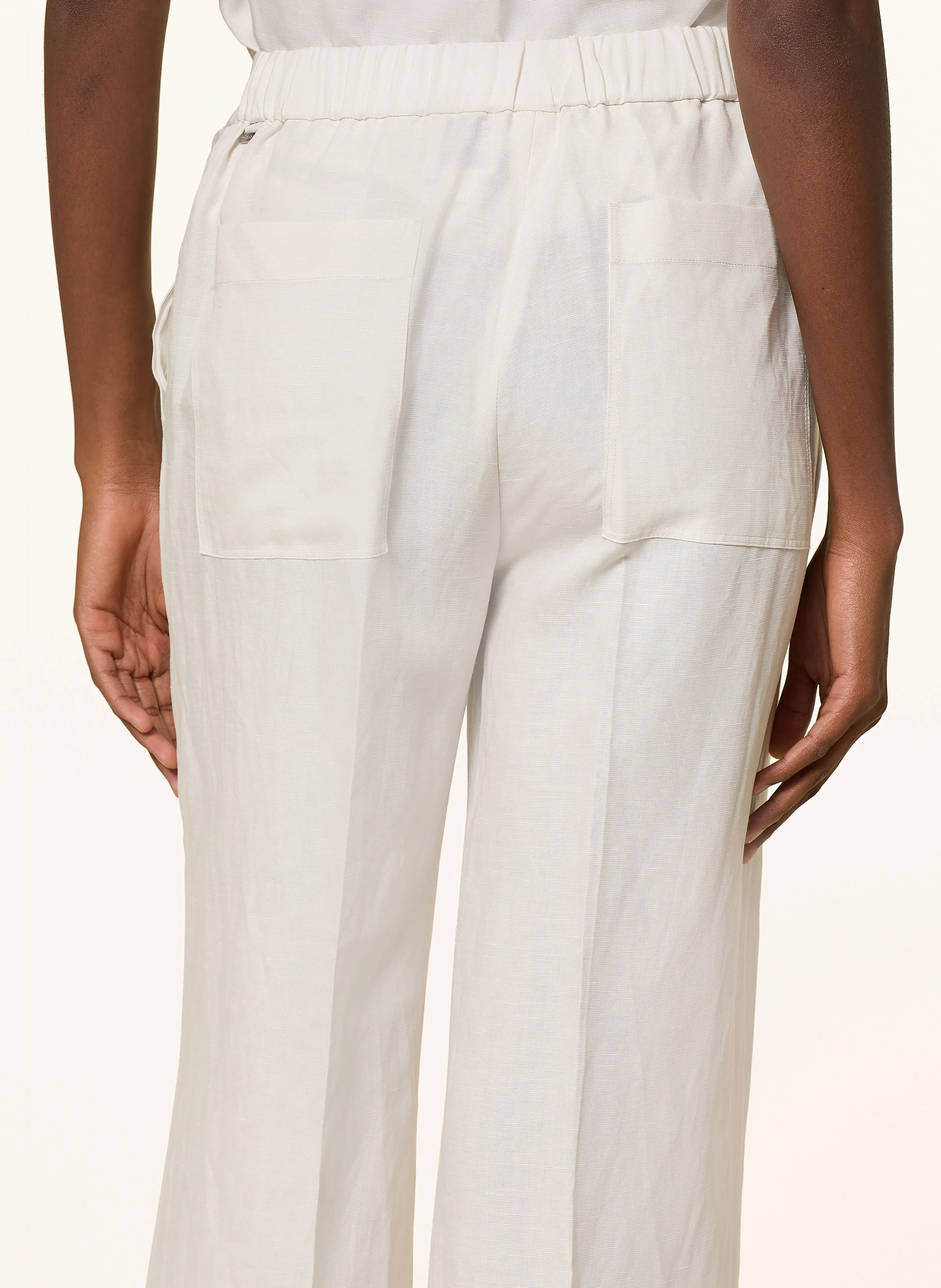 Calvin Klein Marlenehose mit Leinen
