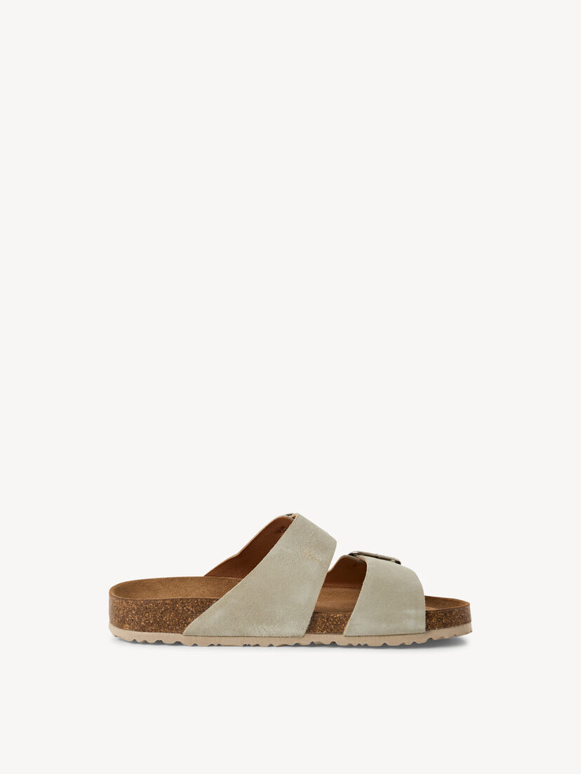 Leren Slipper - groen