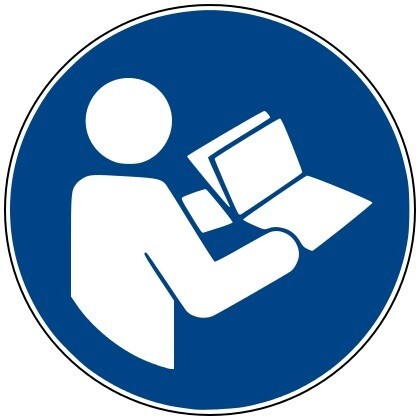 Rouleau de pictos M002 - Obligation consulter le manuel - ISO 7010