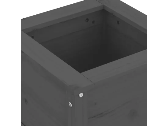 Jardinière bac lit surélevé bois marron 40 x 40 x 39 cm 02_0037533