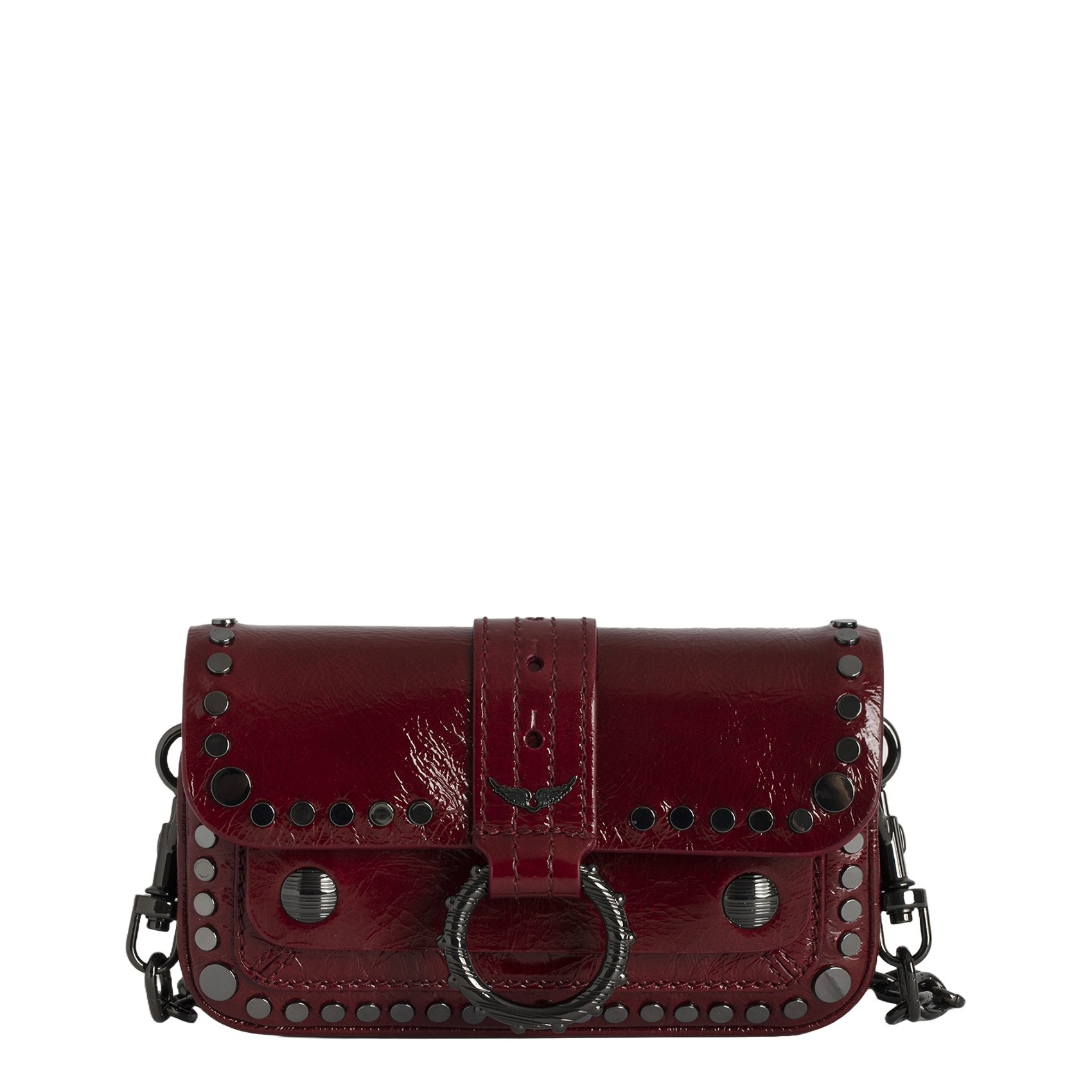 KATE WALLET - Sac en cuir | Rouge