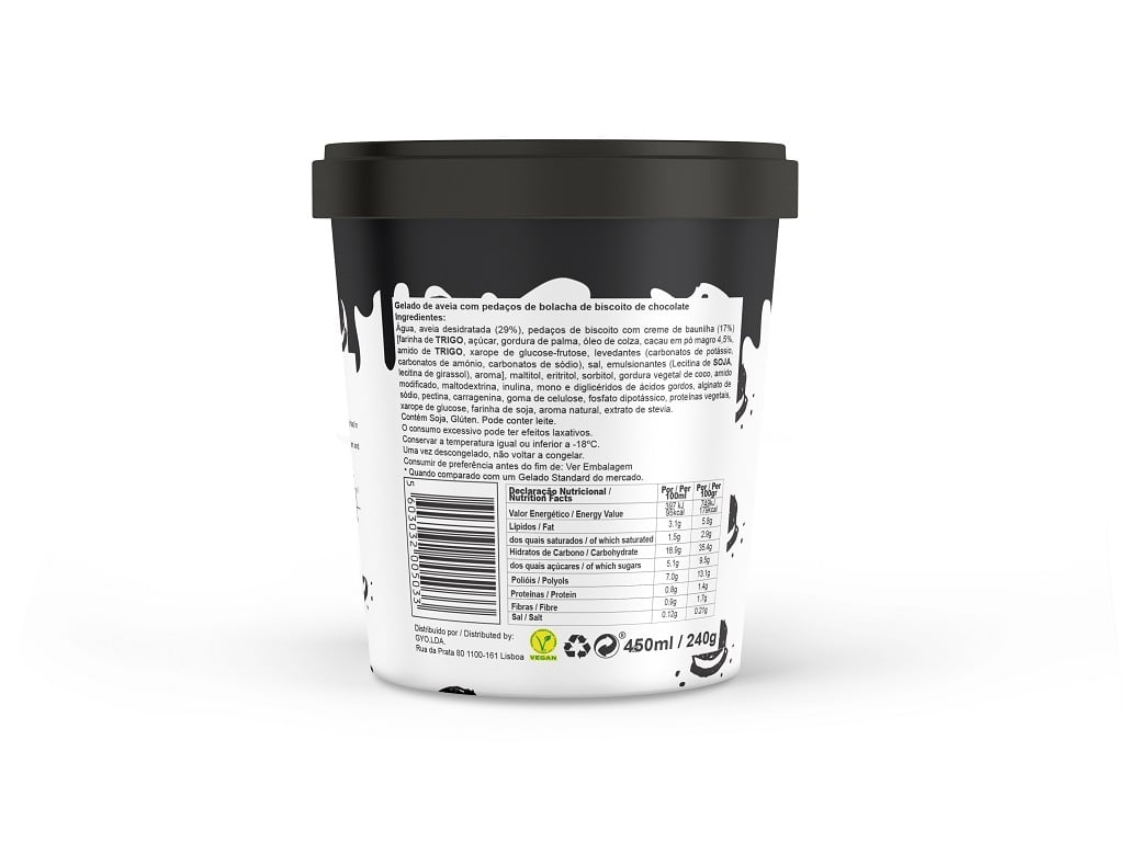 GELADO VEGAN SWEE COOKIES SCREAMING 450ML