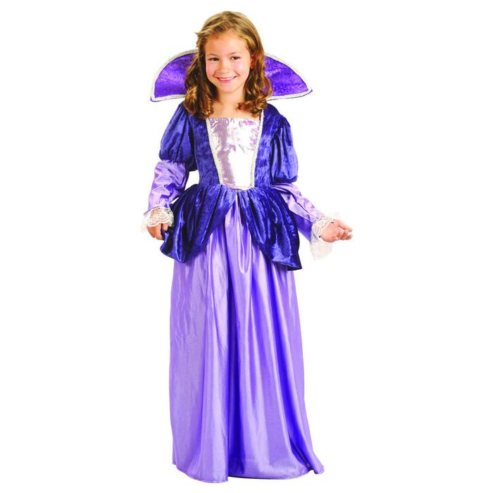COSTUME PETITE REINE LILAS LUXE FILLE L