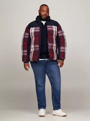 Jaqueta puffer Plus TH Warm Tartan Check New York
