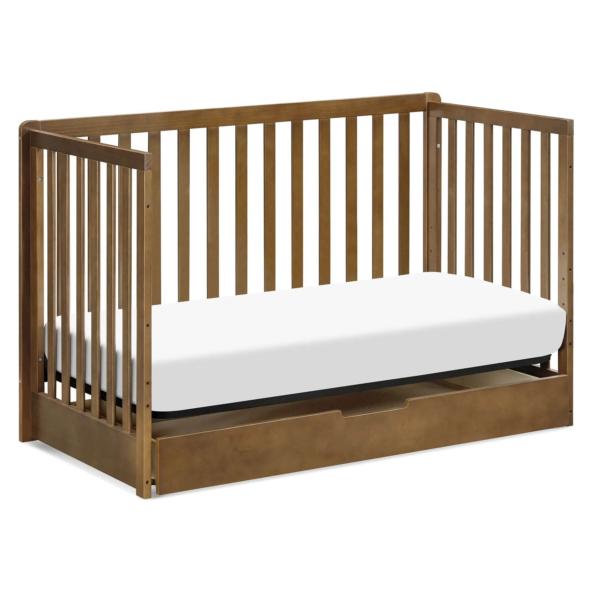 DaVinci Couchette Convertible 4-en-1 Colby avec Tiroir Gigogne - Noyer