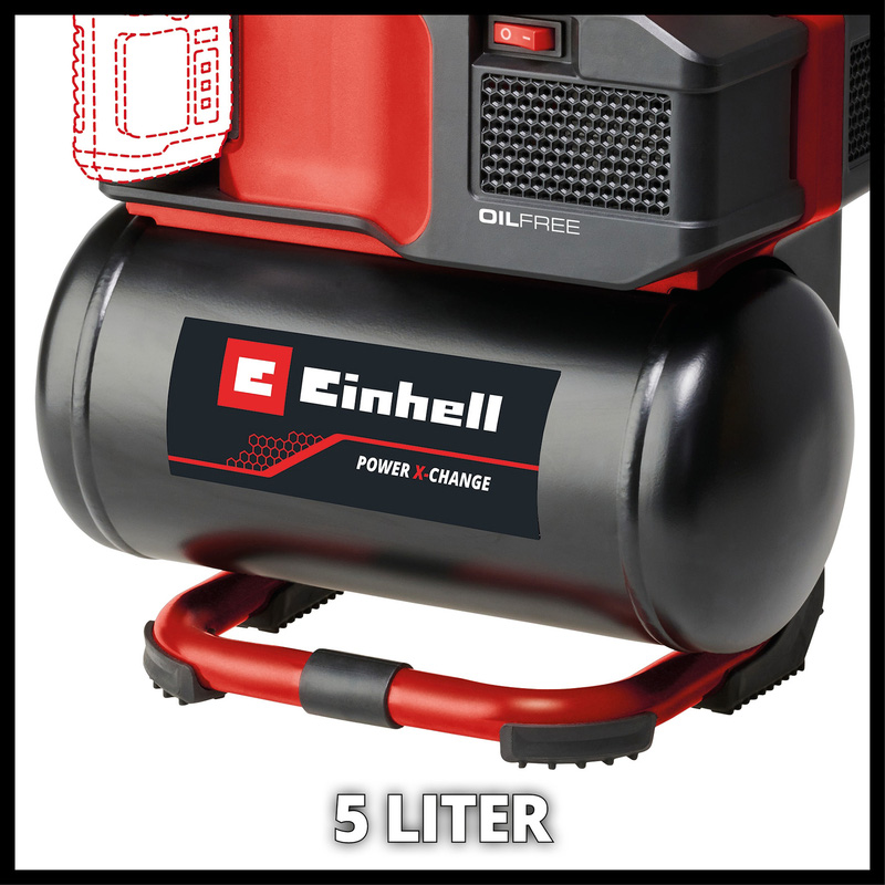 Einhell TE-AC 18/75 Li OF Solo accu compressor (body) 18V Li-ion