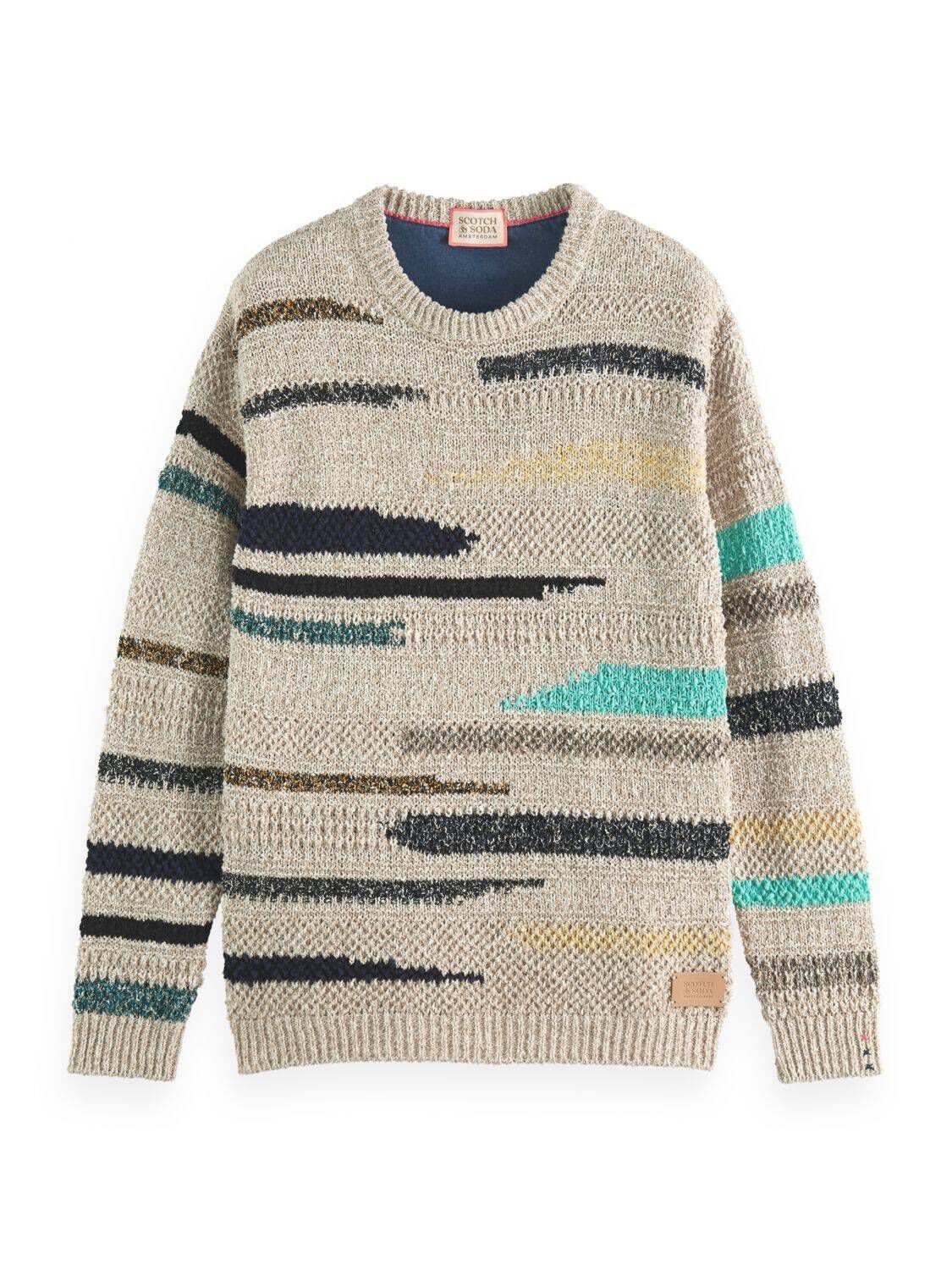 Scotch & Soda| Herren Strickpullover MELANGE JACQUARD