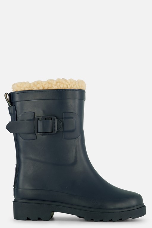 XQ regenlaarzen warm gevoerd blauw