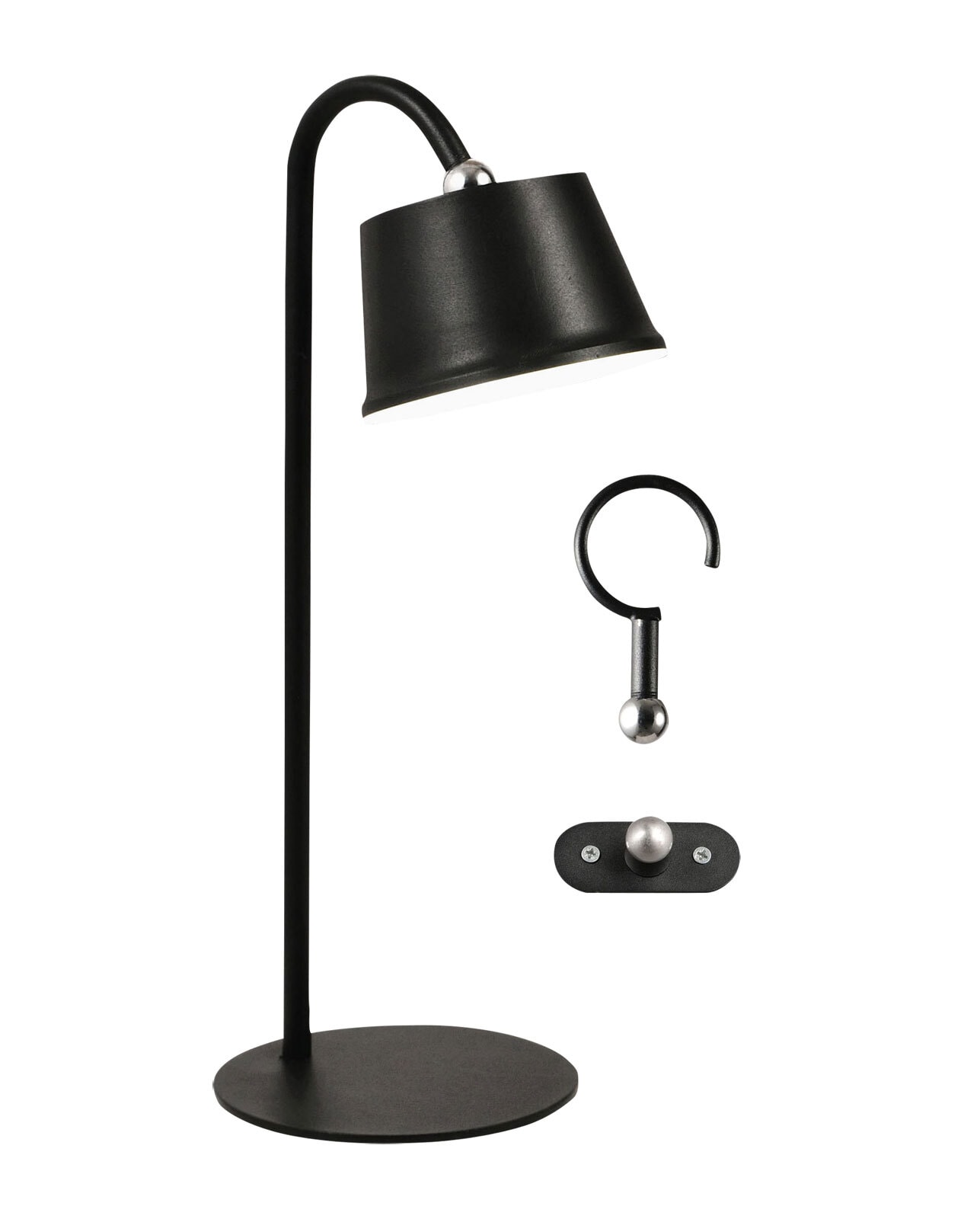 FABAS LUCE Akku LED Tischlampe ARMANDA 4-teilig schwarz