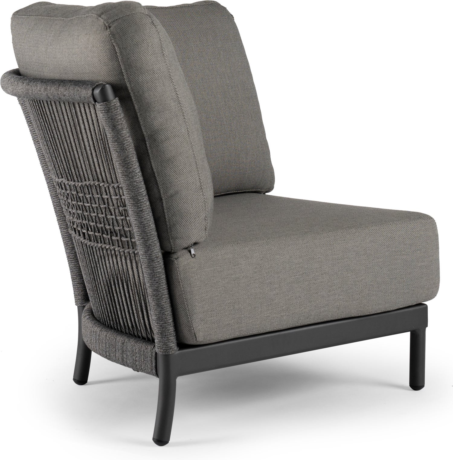 Tierra Outdoor loungebank hoekstuk Fiona antraciet