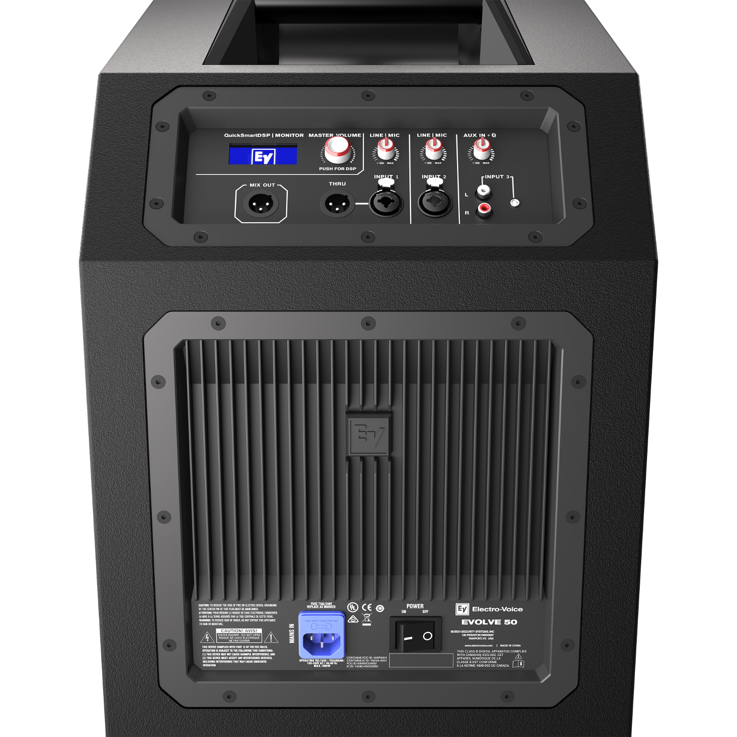 Electro-Voice EVOLVE 50 Black + beschermhoes