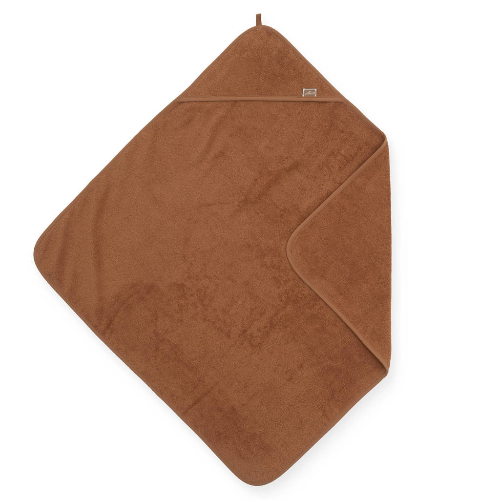 badstoffen badcape 75x75cm bruin