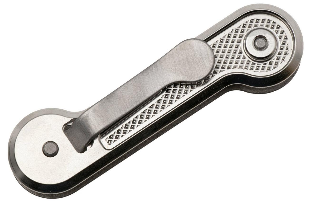 KeyBar Titanium Diamond Crosshatch KBR204 sleutel organiser