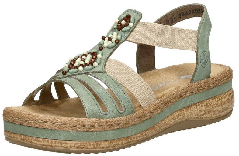 Rieker Sandalen Plat mint